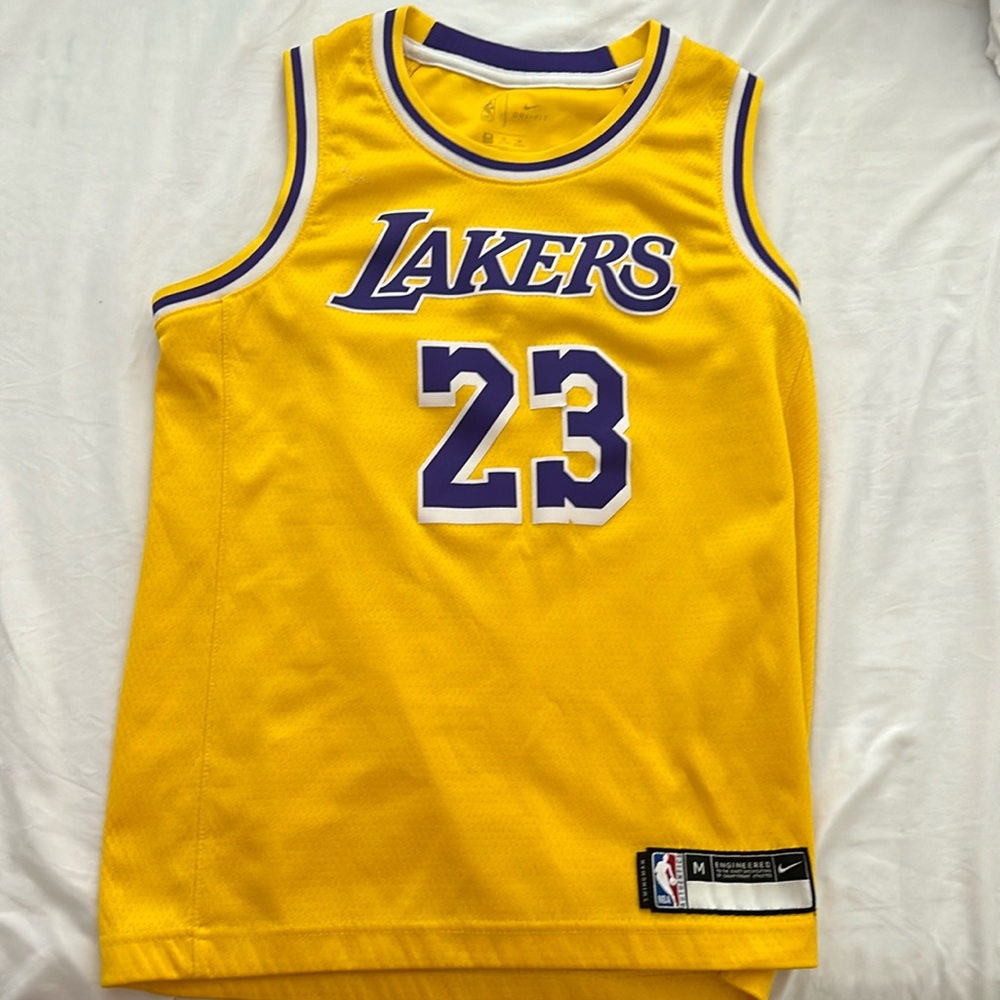 Lebron James Lakers #23 Nike Swingman Jersey Size 10-12 kids